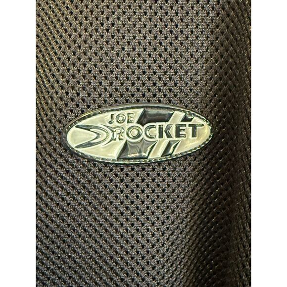 5XL- Joe Rockets Black Motorcycle Jacket Mens Mesh Armored W/O insulated Liner - Picture 5 of 14